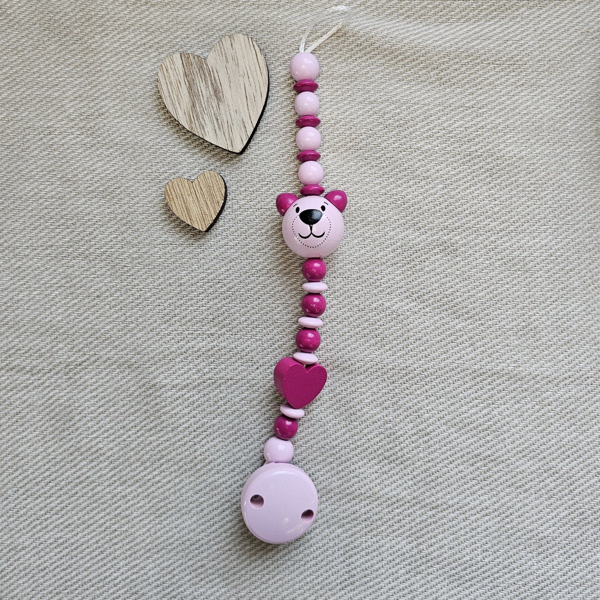 Pink pacifier chain craft kit I